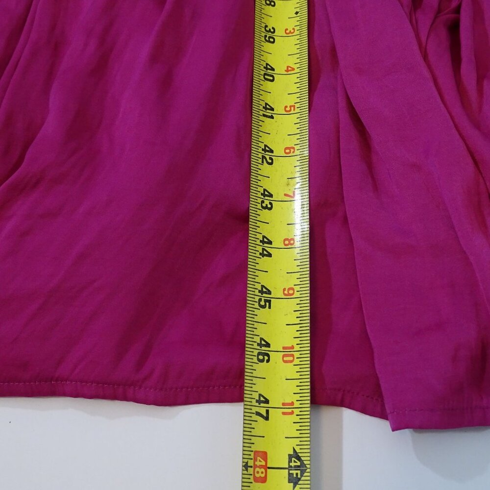 Banana Republic Purple Sleeveless Halter Maxi Dress Women Size S TALL Flowy FLAW - Picture 12 of 13
